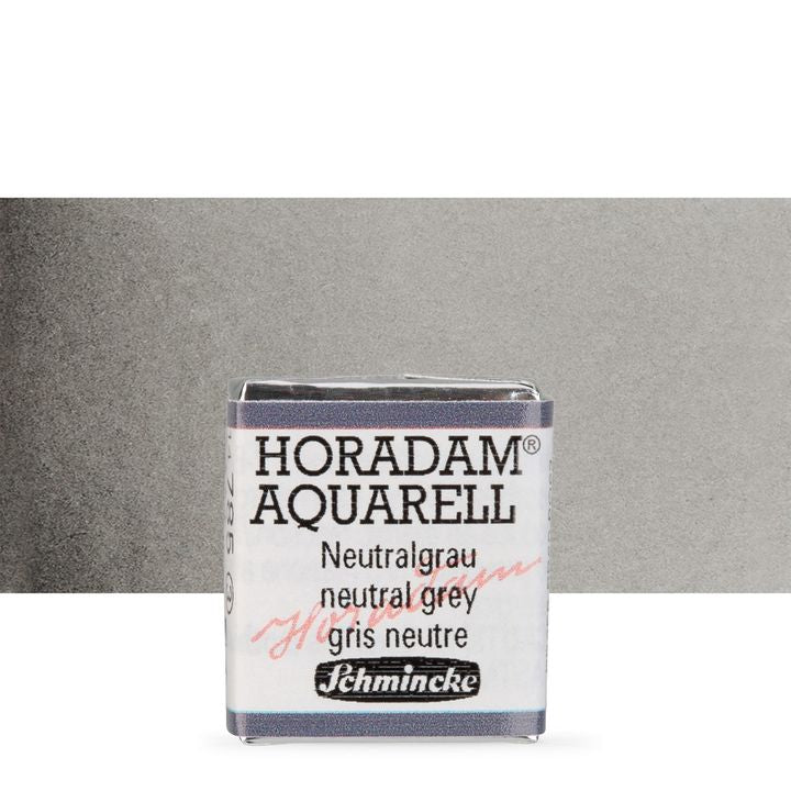Schmincke Horadam акварелни бои в половин контейнерче – 785 Neutral Grey