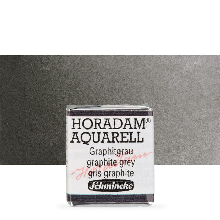 Schmincke Horadam акварелни бои в половин контейнерче – 788 Graphite Grey