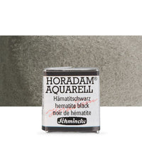 Schmincke Horadam акварелни бои в половин контейнерче – 789 Hematite Black