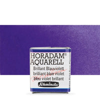 Schmincke Horadam акварелни бои в половин контейнерче – 910 Brilliant Blue Violet