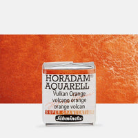 Schmincke Horadam акварелни бои в половин контейнерче – 912 Volcano Orange