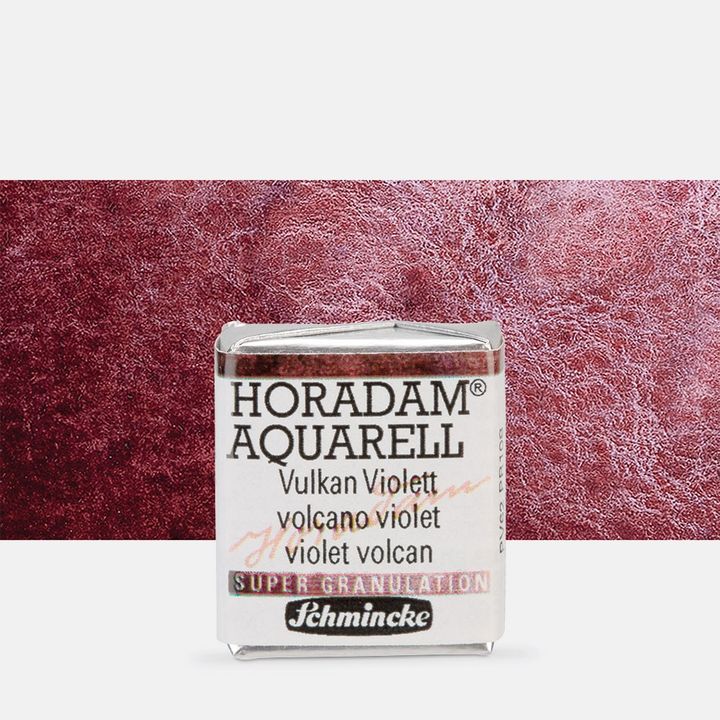 Schmincke Horadam акварелни бои в половин контейнерче – 914 Volcano Violet
