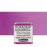 Schmincke Horadam акварелни бои в половин контейнерче – 940 Brilliant Red Violet