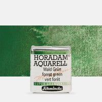Schmincke Horadam акварелни бои в половин контейнерче – 942 Forest Green