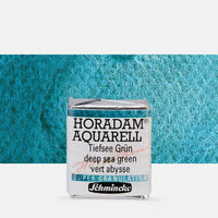 Schmincke Horadam акварелни бои в половин контейнерче – 954 Deep Sea Green