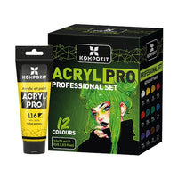 ACRYL PRO PROFESSIONAL Комплект акрилни бои 12x75 ml — изображение 1