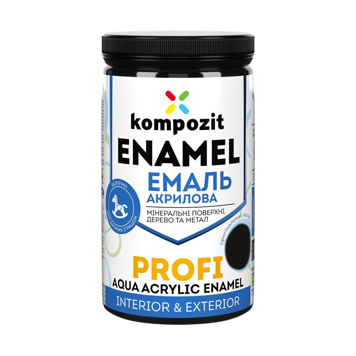 Акрилен емайл KOMPOZIT PROFI Gloss 0,3 л — изображение 2