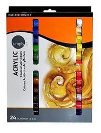 Акрилен комплект 24 x 12ml -Daler Rowney — изображение 1