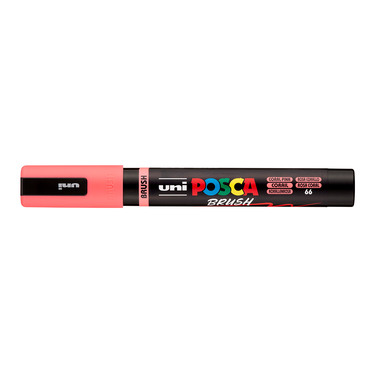 Акрилен маркер Posca PC-5BR, 1 – 4 mm, коралово розов (66)