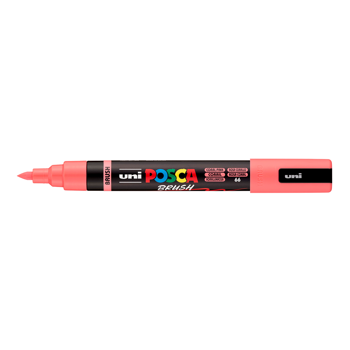 Акрилен маркер Posca PC-5BR, 1 – 4 mm, коралово розов (66)