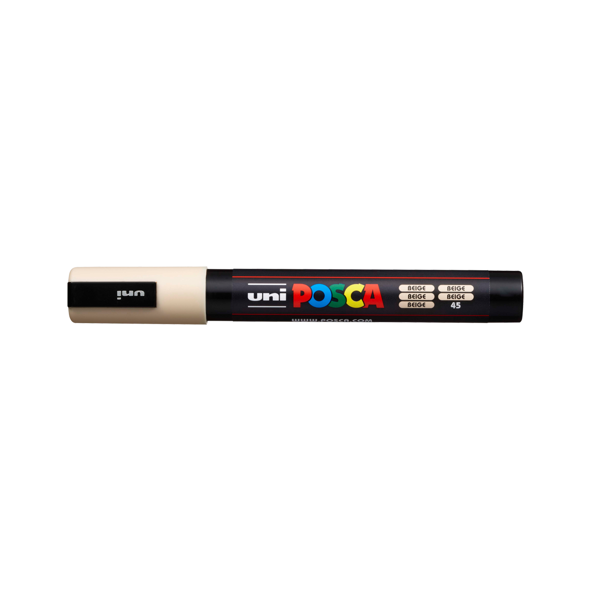 Акрилен маркер Posca PC-5M, 1,8 – 2,5 mm, бежов (45)