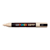 Акрилен маркер Posca PC-5M, 1,8 – 2,5 mm, бежов (45)