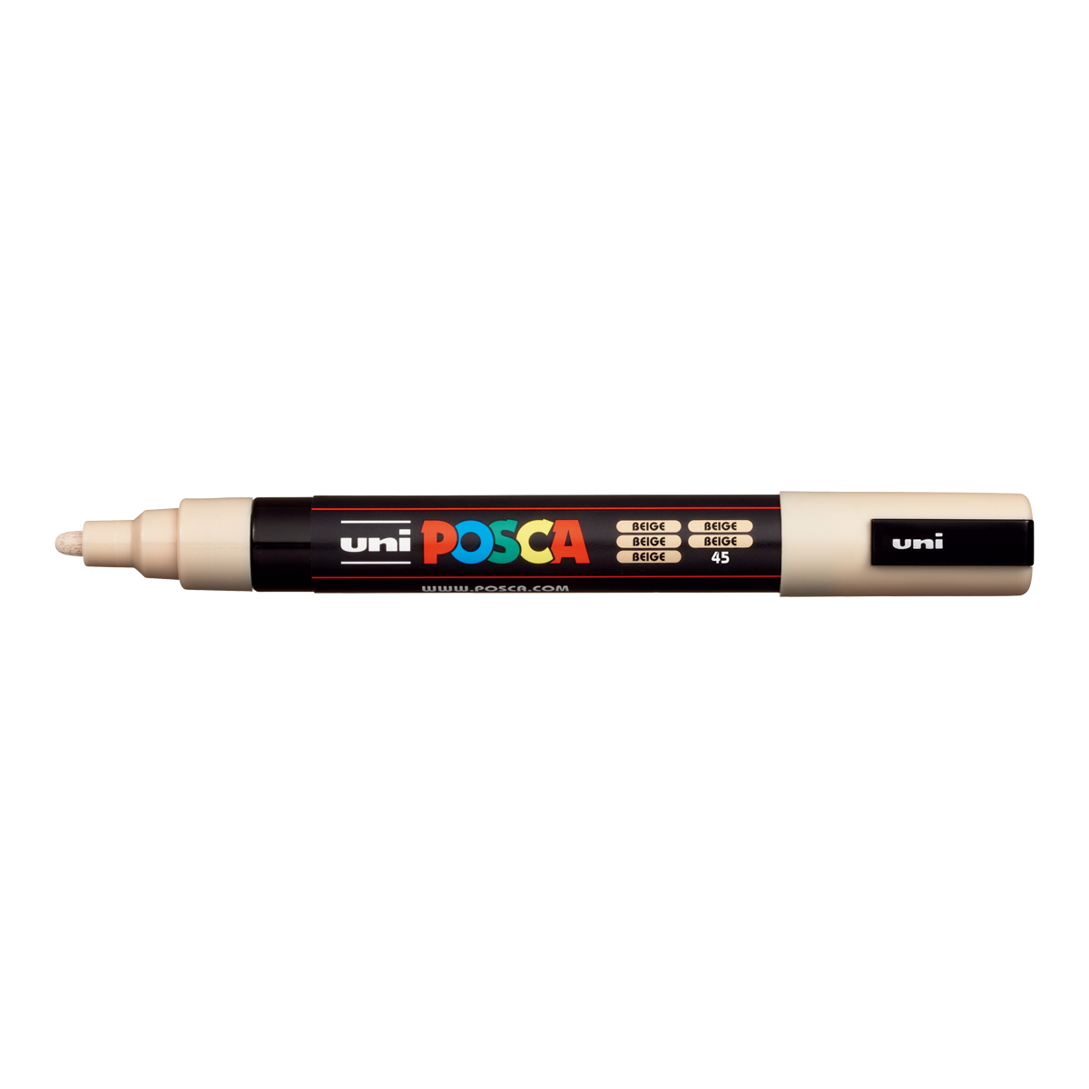 Акрилен маркер Posca PC-5M, 1,8 – 2,5 mm, бежов (45)