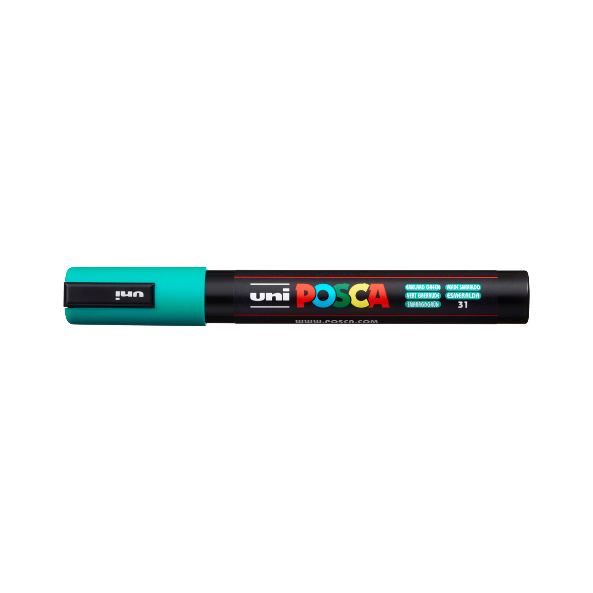 Акрилен маркер Posca PC-5M, 1,8 – 2,5 mm, изумрудено зелен (31)