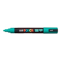 Акрилен маркер Posca PC-5M, 1,8 – 2,5 mm, изумрудено зелен (31)
