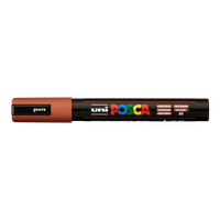 Акрилен маркер Posca PC-5M, 1,8 – 2,5 mm, кестеняв (20)