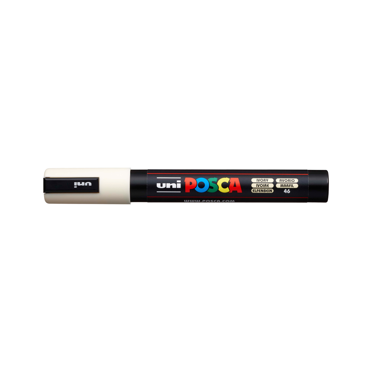 Акрилен маркер Posca PC-5M, 1,8 – 2,5 mm, крем