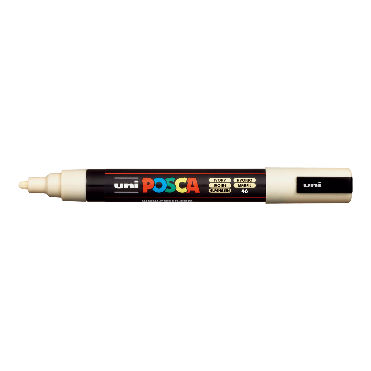 Акрилен маркер Posca PC-5M, 1,8 – 2,5 mm, крем
