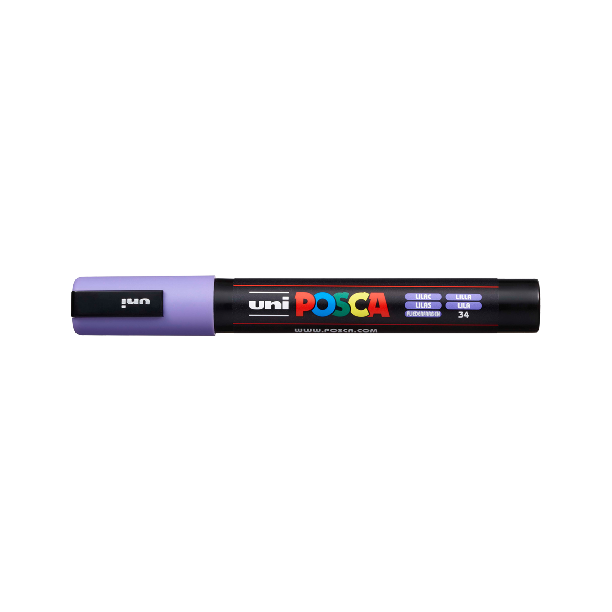Акрилен маркер Posca PC-5M, 1,8 – 2,5 mm, люляк (34)