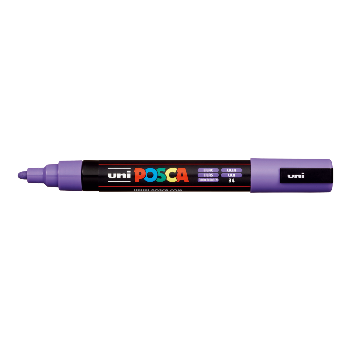Акрилен маркер Posca PC-5M, 1,8 – 2,5 mm, люляк (34)