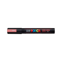 Акрилен маркер Posca PC-5M, 1,8 – 2,5 mm, металик червено (M15)
