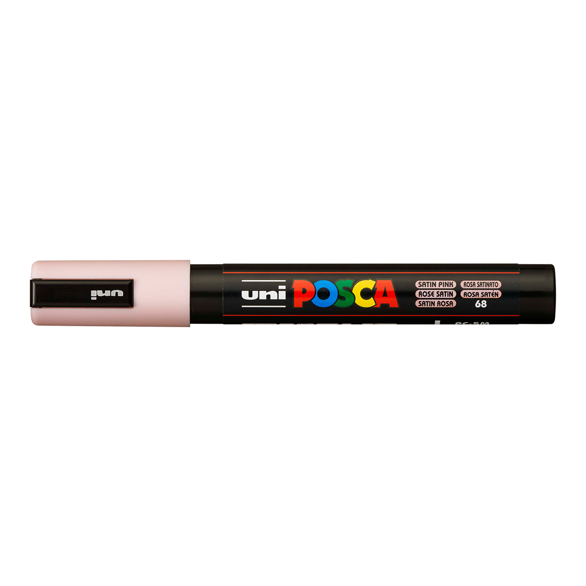 Акрилен маркер Posca PC-5M, 1,8 – 2,5 mm, сатенено розово (68)