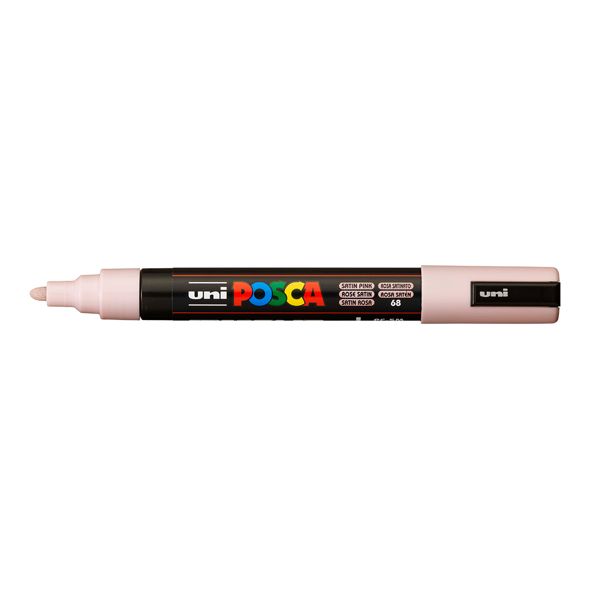 Акрилен маркер Posca PC-5M, 1,8 – 2,5 mm, сатенено розово (68)