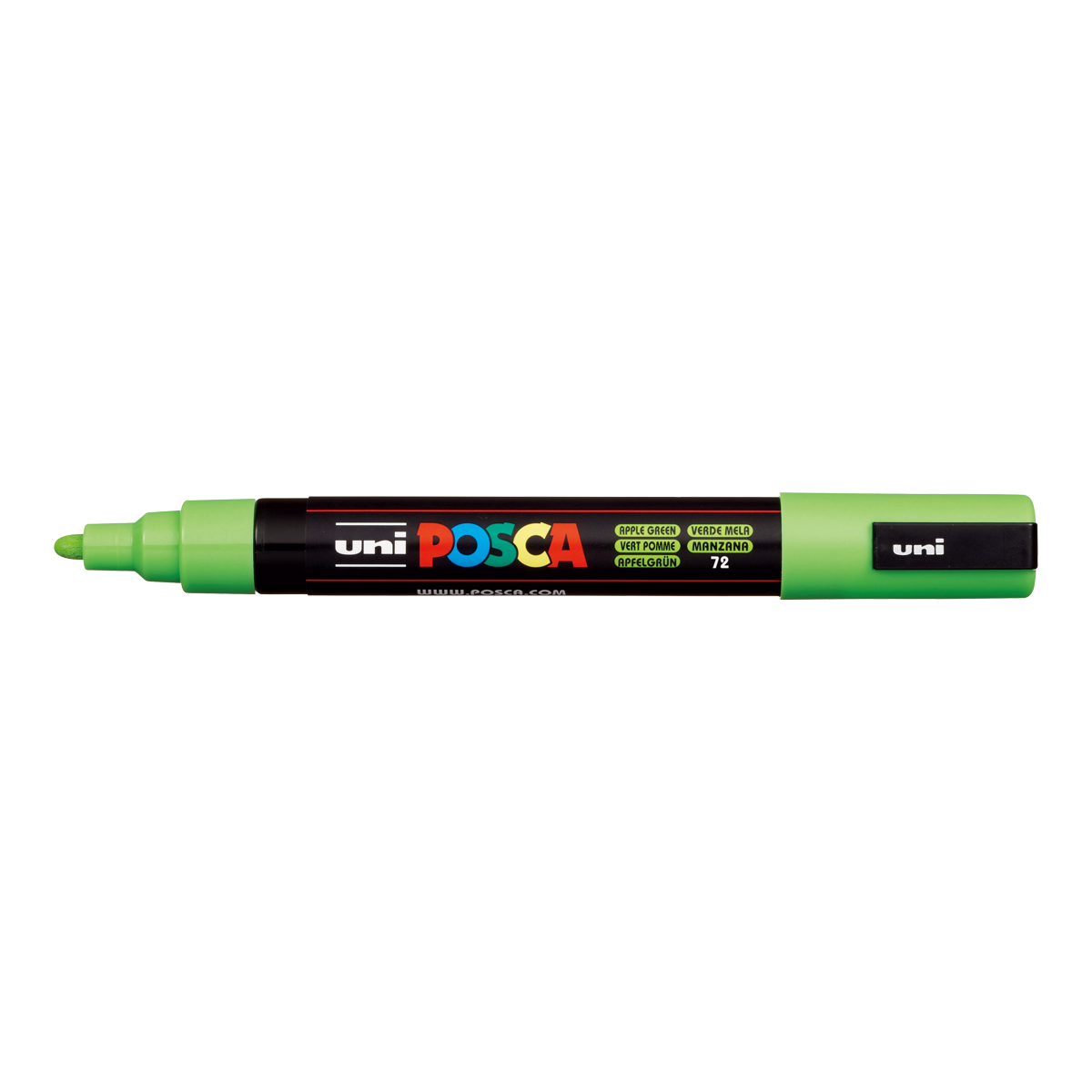 Акрилен маркер Posca PC-5M, 1,8 – 2,5 mm, зелена ябълка (72)