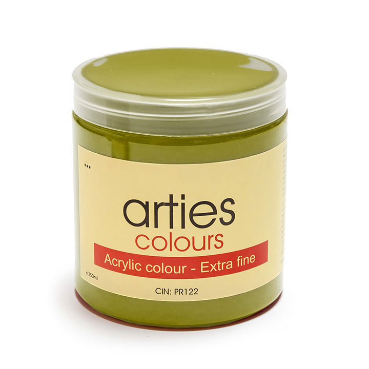 Акрилна  боя Arties Colours 250 ml - Зелено злато