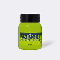 Акрилна боя MAIMERI Acrilico 500 ml – Перманентно жълтеникаво зелено