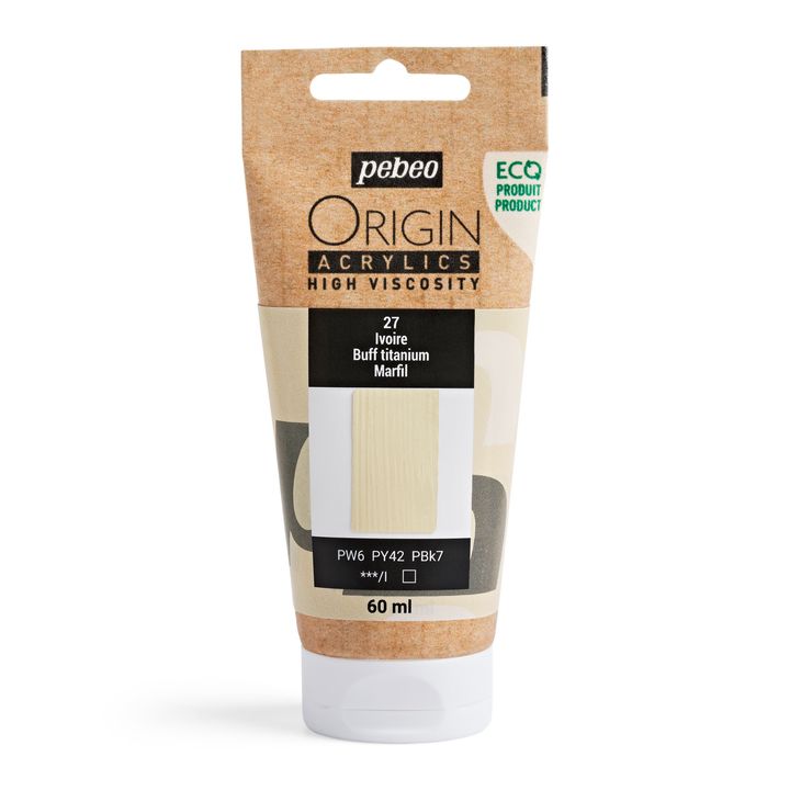 Акрилна боя Pebeo ORIGIN 60 ml - титаниев бюфет