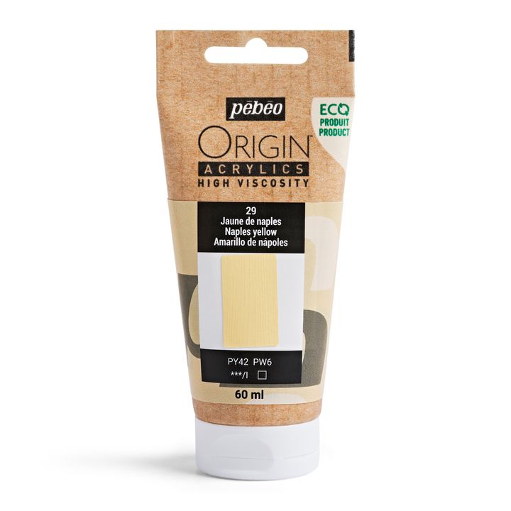 Акрилна боя Pebeo ORIGIN 60 ml - неаполитанско жълто