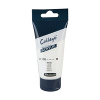 Акрилна боя Schmincke College Acrylic 75 ml – 100 Бяло