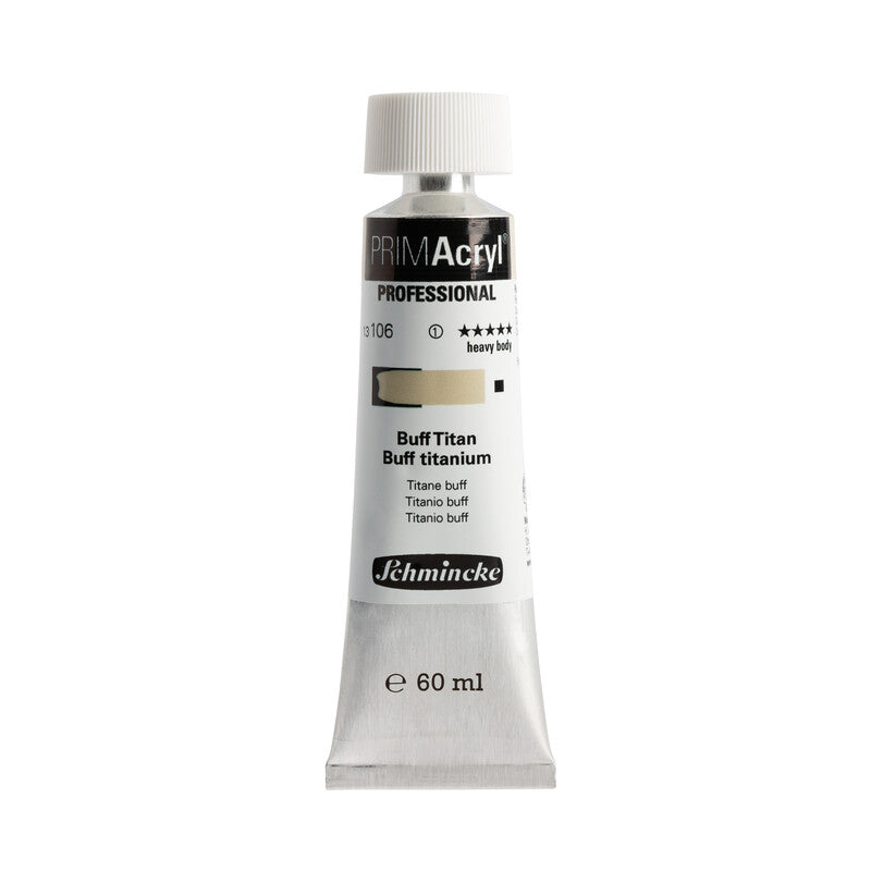 Акрилна боя Schmincke PRIMAcryl Professional 60 ml – 106 Бъф титан