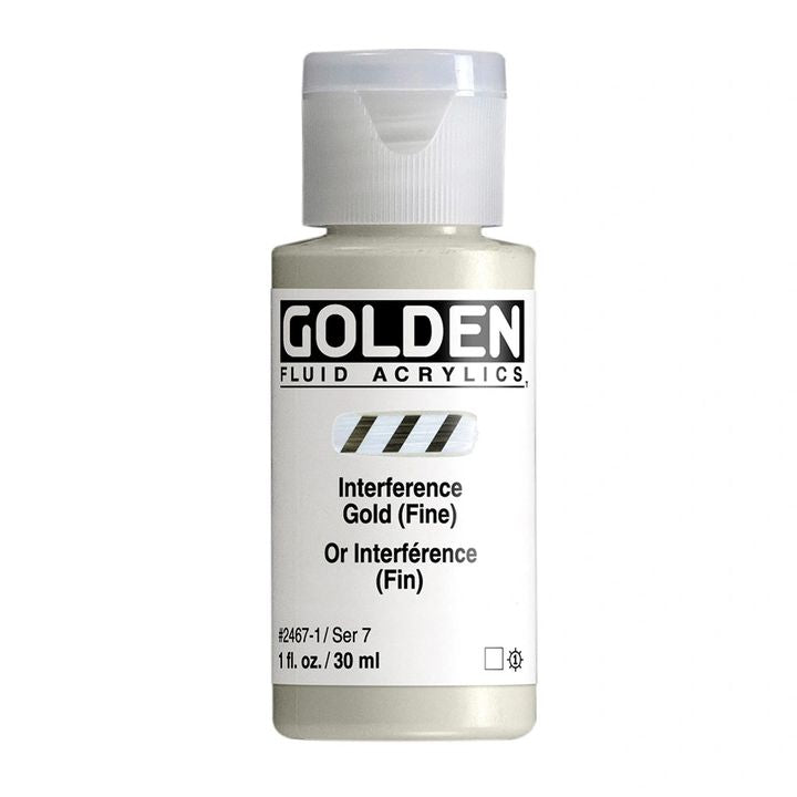 Акрилна боя GOLDEN Fluid Interference 30 ml — изображение 3