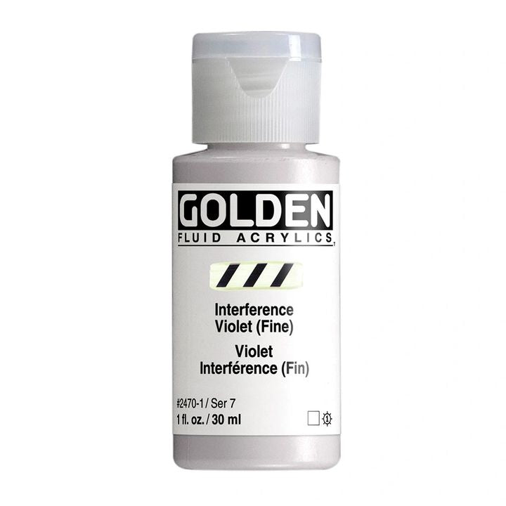 Акрилна боя GOLDEN Fluid Interference 30 ml — изображение 5