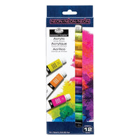 Акрилни бои Royal &amp; Langnickel Neon 12 x 12 ml — изображение 1