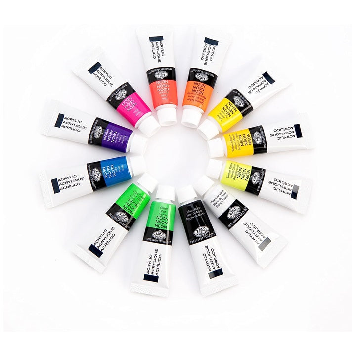 Акрилни бои Royal &amp; Langnickel Neon 12 x 12 ml — изображение 3