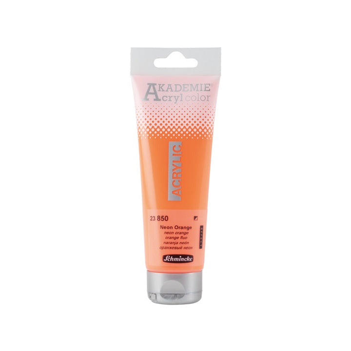 Акрилни бои Schmincke AKADEMIE 120 ml | различни цветове - 850 неоново оранжево
