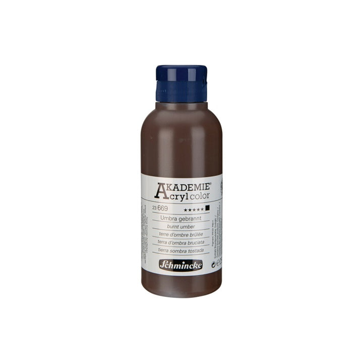 Акрилни бои Schmincke AKADEMIE 250 ml | различни цветове - 669 изгоряла умбра