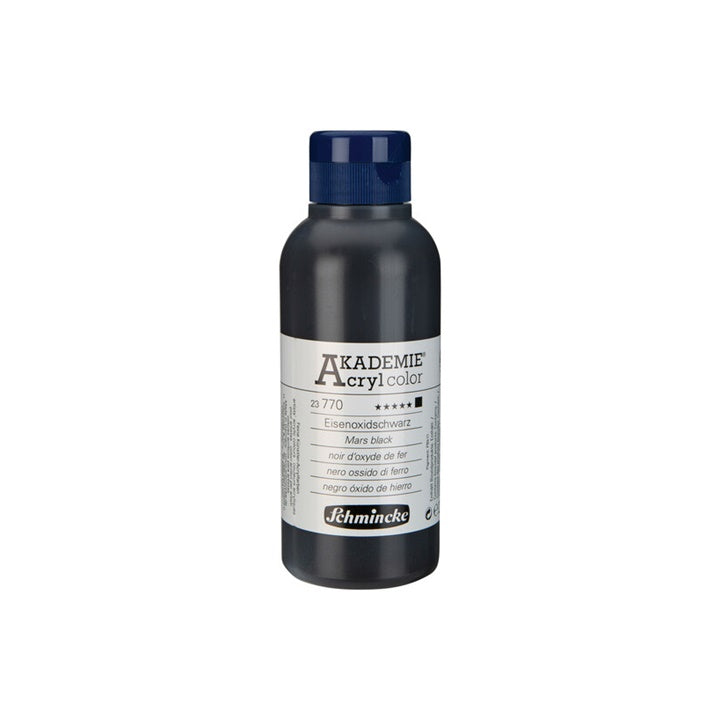 Акрилни бои Schmincke AKADEMIE 250 ml | различни цветове - 770 марс черно