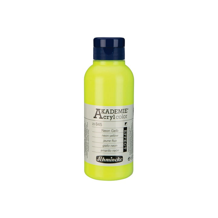 Акрилни бои Schmincke AKADEMIE 250 ml | различни цветове - 845 неоново жълто