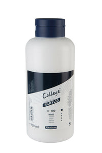 Акрилни бои Schmincke College Acrylic 750 ml – 100 Бяло