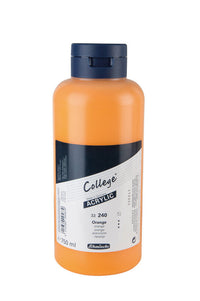 Акрилни бои Schmincke College Acrylic 750 ml – 240 Оранжево