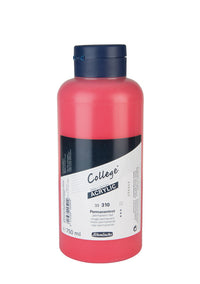 Акрилни бои Schmincke College Acrylic 750 ml – 310 Перманентно червено