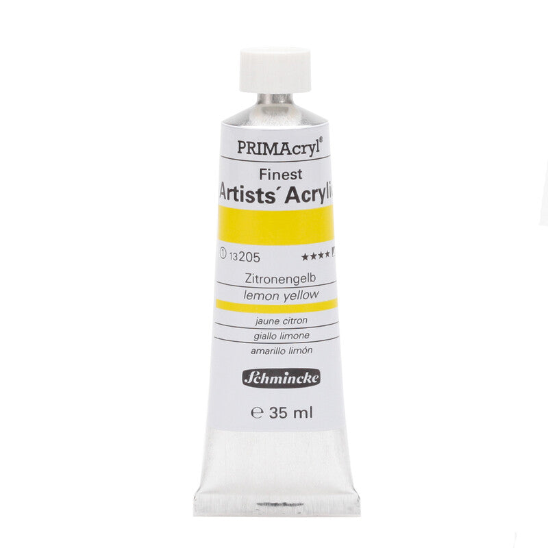 Акрилни бои Schmincke PRIMAcryl Professional 35 ml – 205 Ханза жълто лимон
