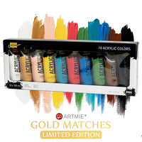 Акрилни бои Solo Goya - ARTMIE Gold Matches | комплект от 10 x 100 ml — изображение 1