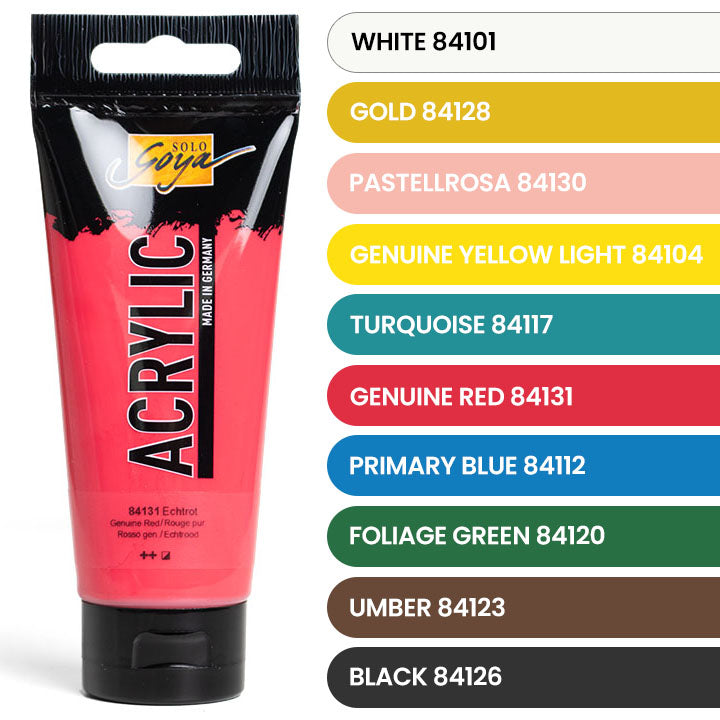 Акрилни бои Solo Goya - ARTMIE Gold Matches | комплект от 10 x 100 ml — изображение 2