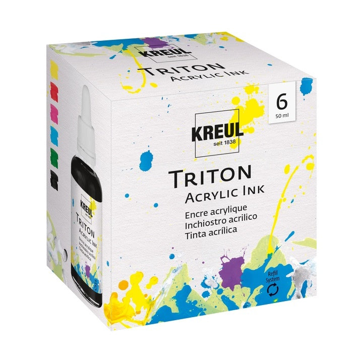 Акрилно мастило KREUL 50 ml - комплект 6 бр. — изображение 1
