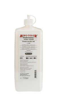 Акрилно мастило Schmincke AERO COLOR Professional 1 l – 101 СУПРА-бяло, непрозрачно